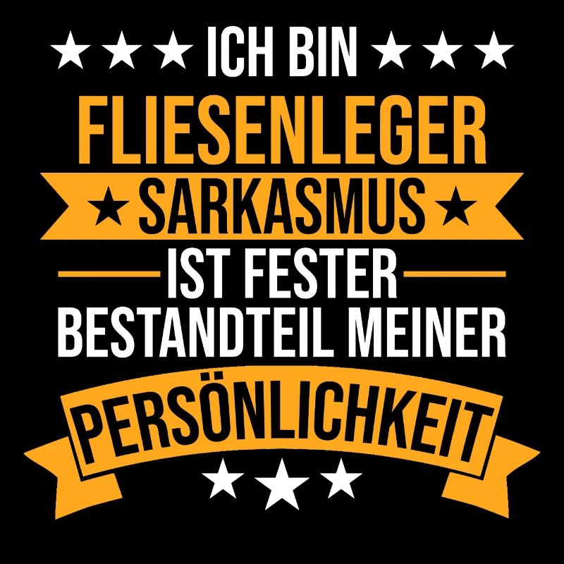 Fliesenleger Handwerker Bauarbeiter Beruf Spruch