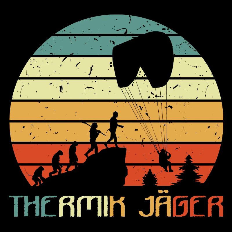 Thermik Jäger Basejumper Paragleiter Paragliding