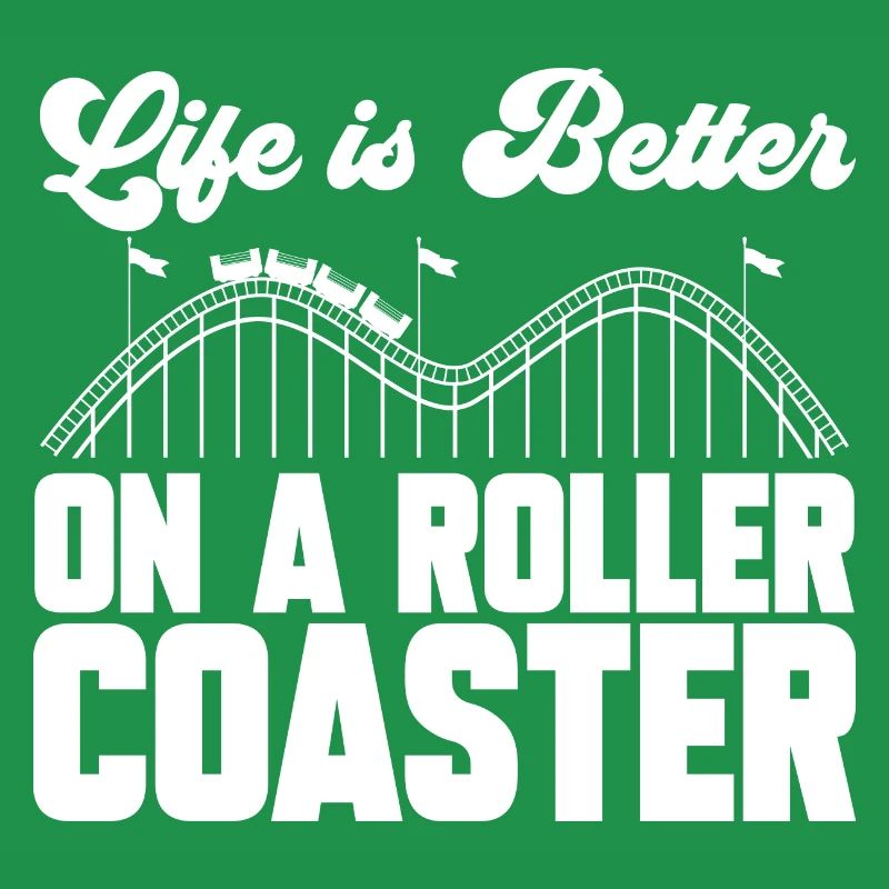 Achterbahn Rollercoaster Freizeitpark