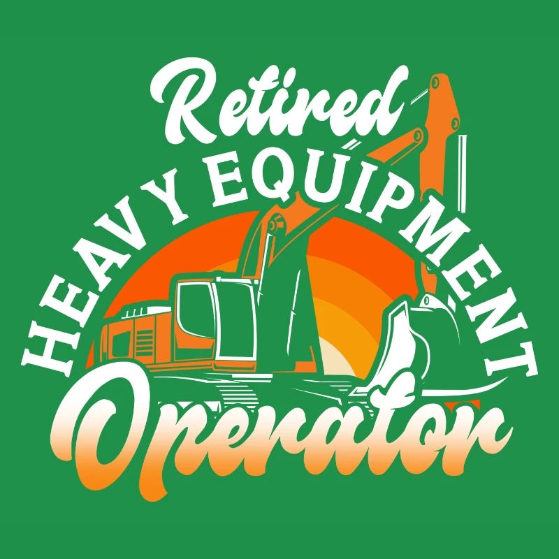 Construction machinery operator Excavator driver Excavator driver Construction workers