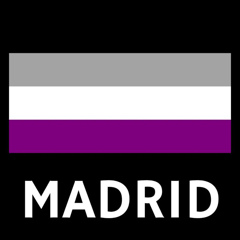 Asexuality Pride Flag Madrid