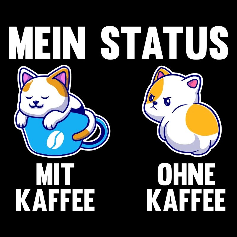 Katze Mein Status Mit Kaffee Ohne Kaffee