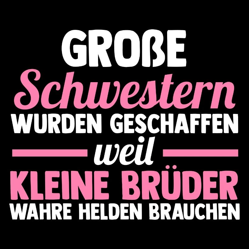 Große Schwester Familie Grosse Schwester Geschenk