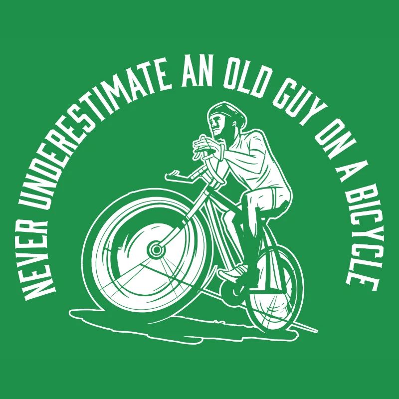 Never Underestimate An Old Guy on a Bicycle