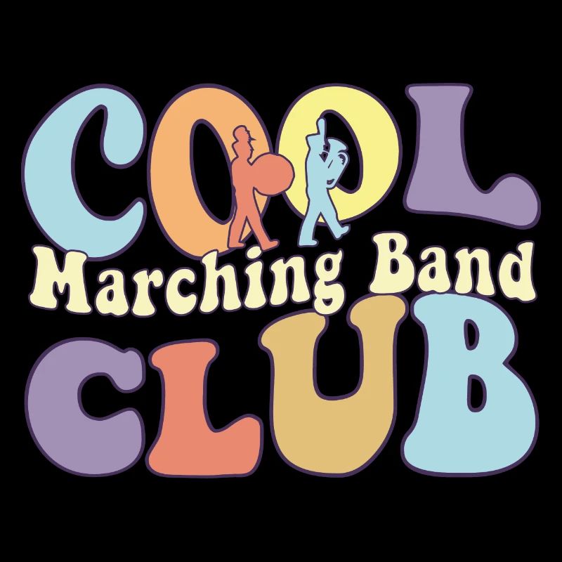 Cool Marching Band Club Drum Major Squad Leader
