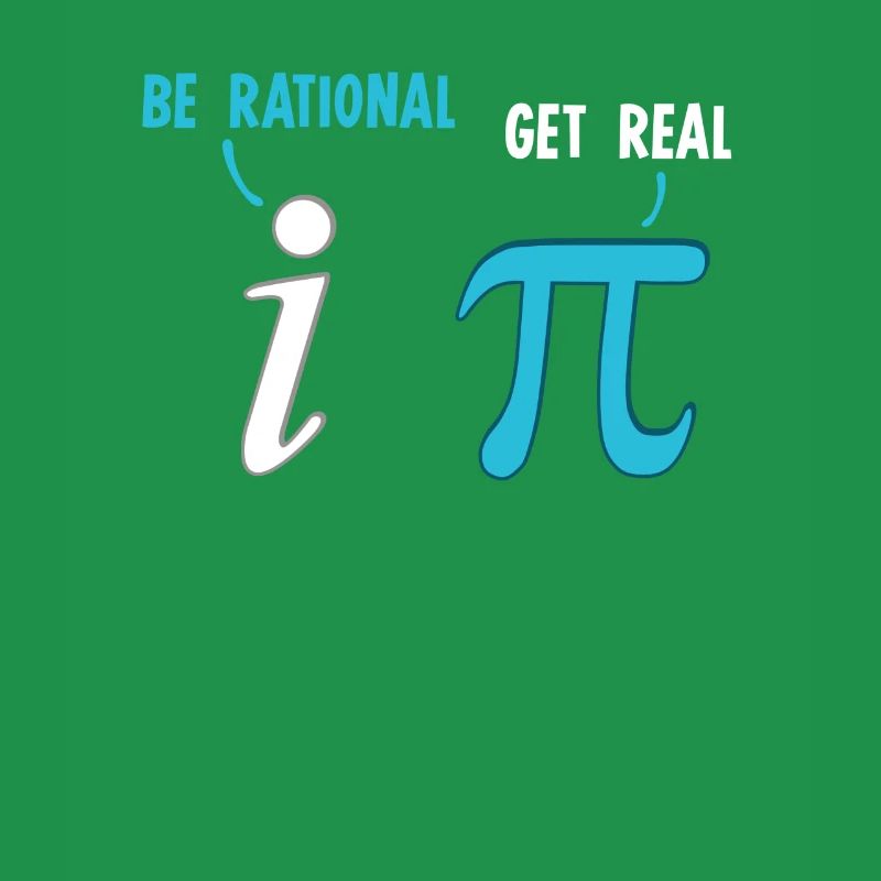 Be Rational Get Real Funny Math Joke Stats Pun