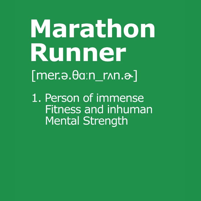 Marathon Runner Description Endurance runner