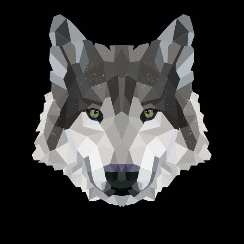 POLYGON WOLF WOLVES HUSKY PACK DOG PACK PACK