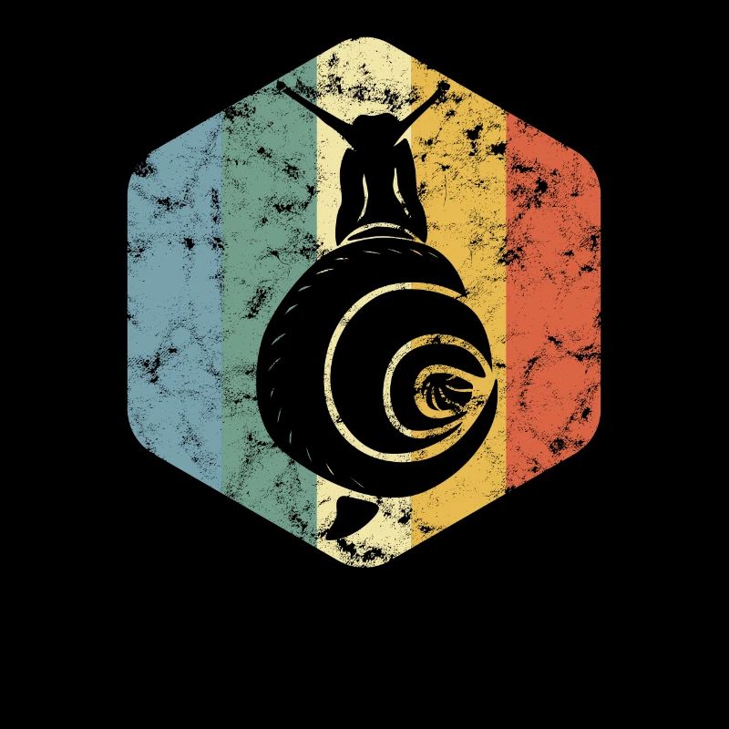 Cool snail shell snail gift