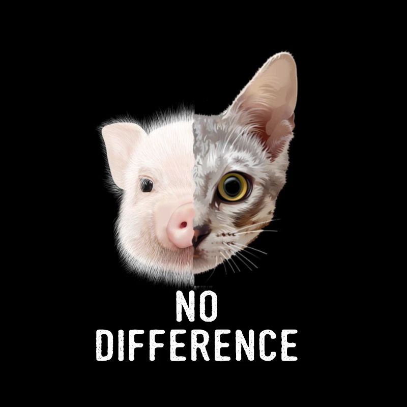 Pro Vegan No Difference Vegetarier Veganer Vegan