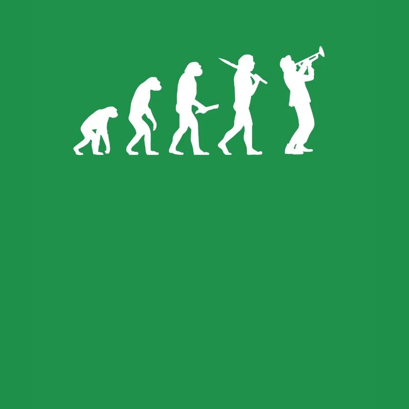 Evolution Trompete Blasmusik Musiker Geschenk Band