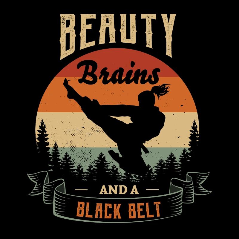 Conception de karaté pour un combattant de karaté