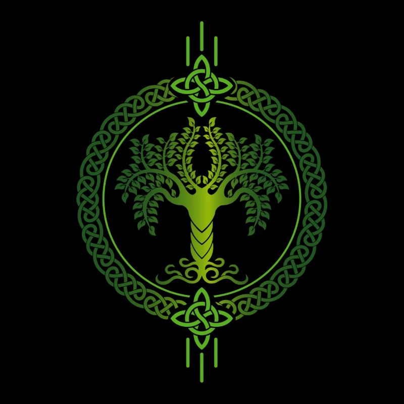 Lebensbaum, Lebensbaum, Keltisches symbol, Celtic,