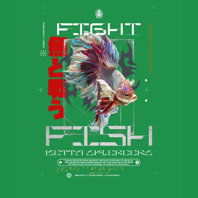 Fight Fish, Kampffisch, Betta Splendens, notoshirt