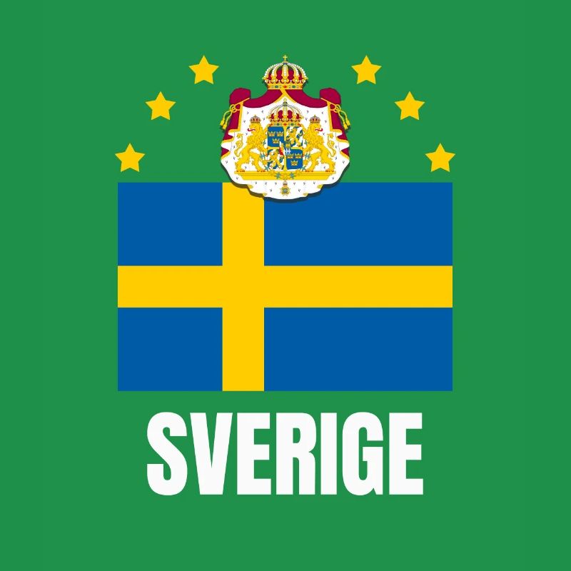 Drapeau de la Suède Drapeau National Orgueil