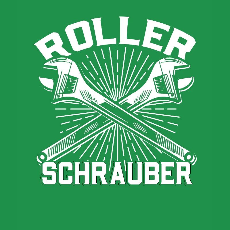 Roller Mofa Moped Mofafahrer Schrauber