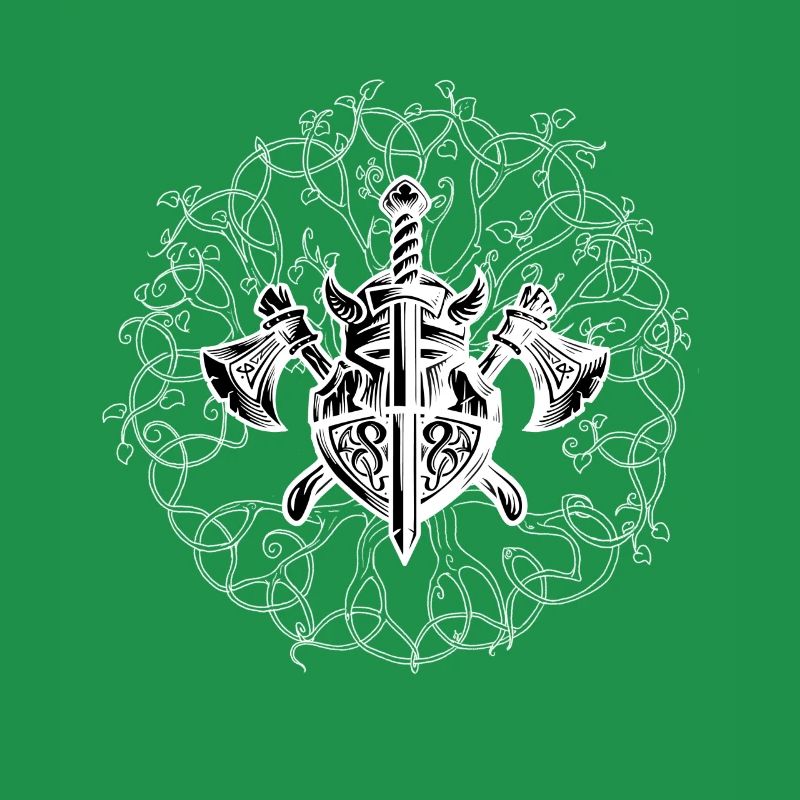 Celtic Ireland Viking Celtic Knot Pattern Tree