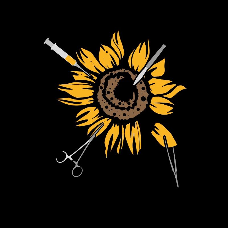 Surgical Scrub Surgeon Sunflower Surgery Intern