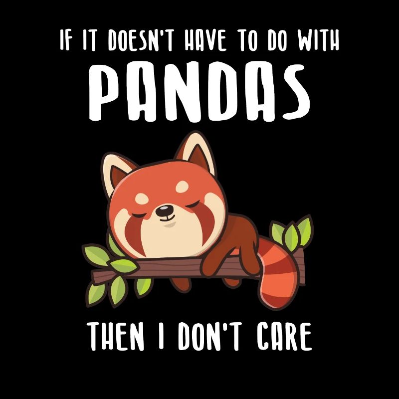 Panda Panda panda rouge cadeau de panda