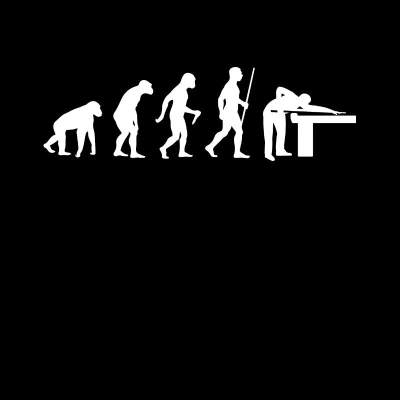 Billard Evolution Billardspieler