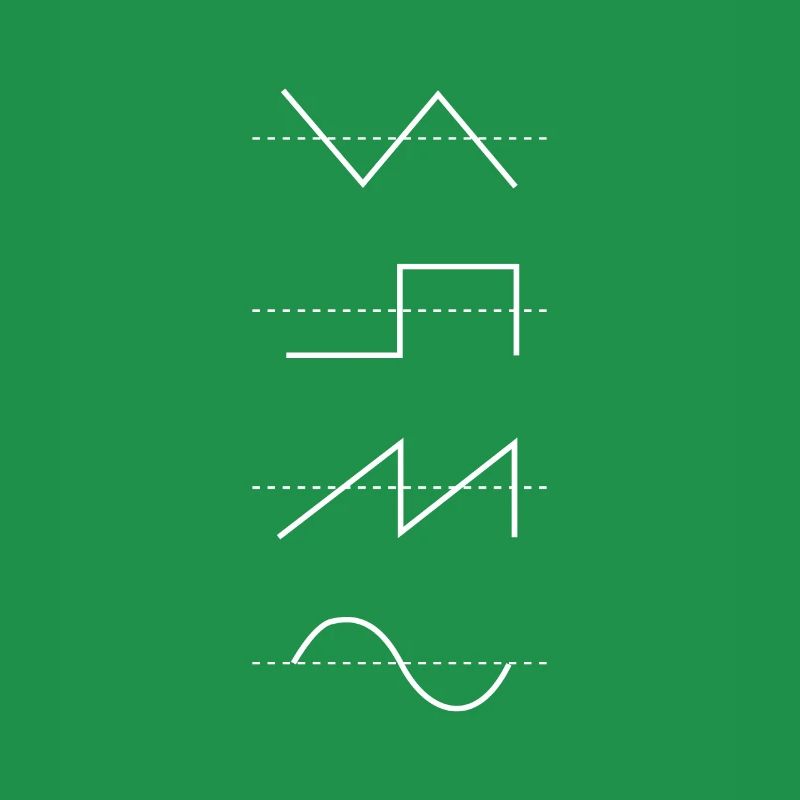 Synthesizer Techno Waveform Synth Nerd