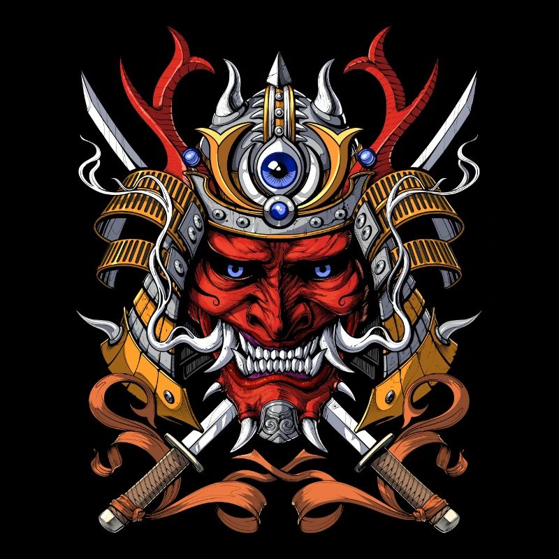Samurai Dämon Oni
