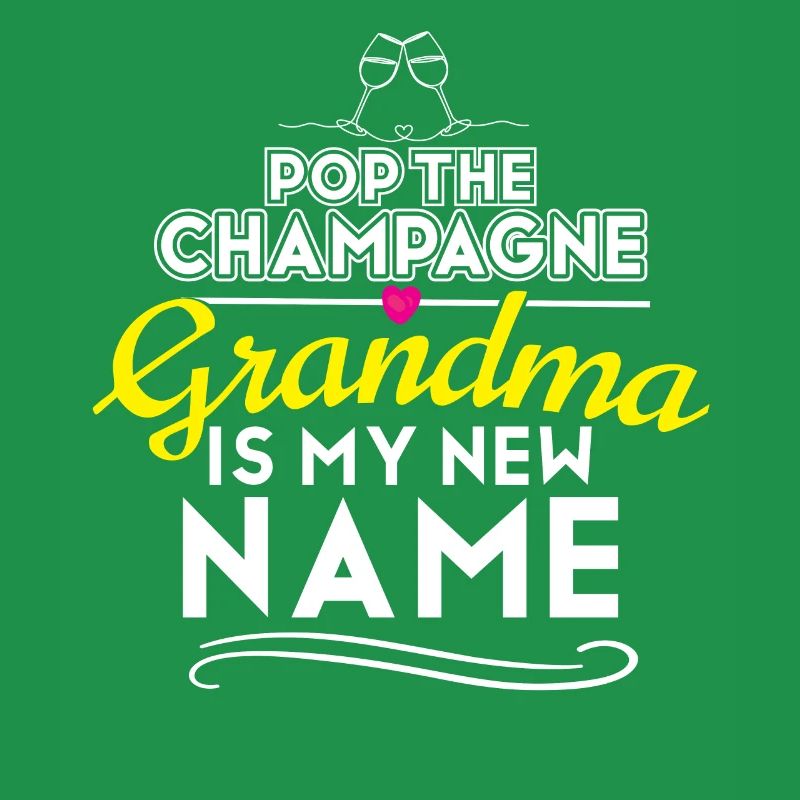 Öffnet Den Ich Werde Oma Großmutter