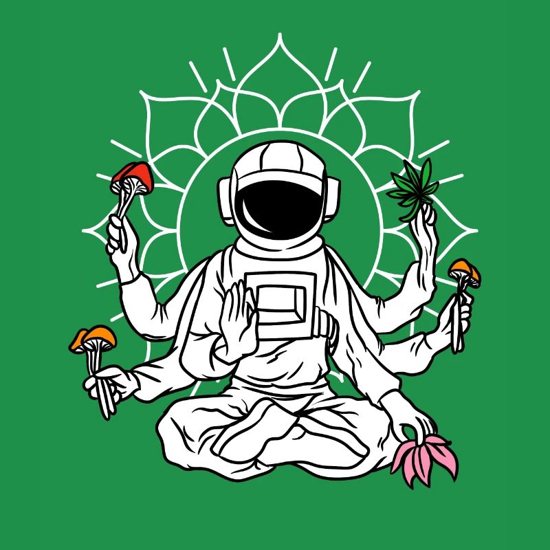 Astronaut Magic Mushrooms Psychedelic LSD