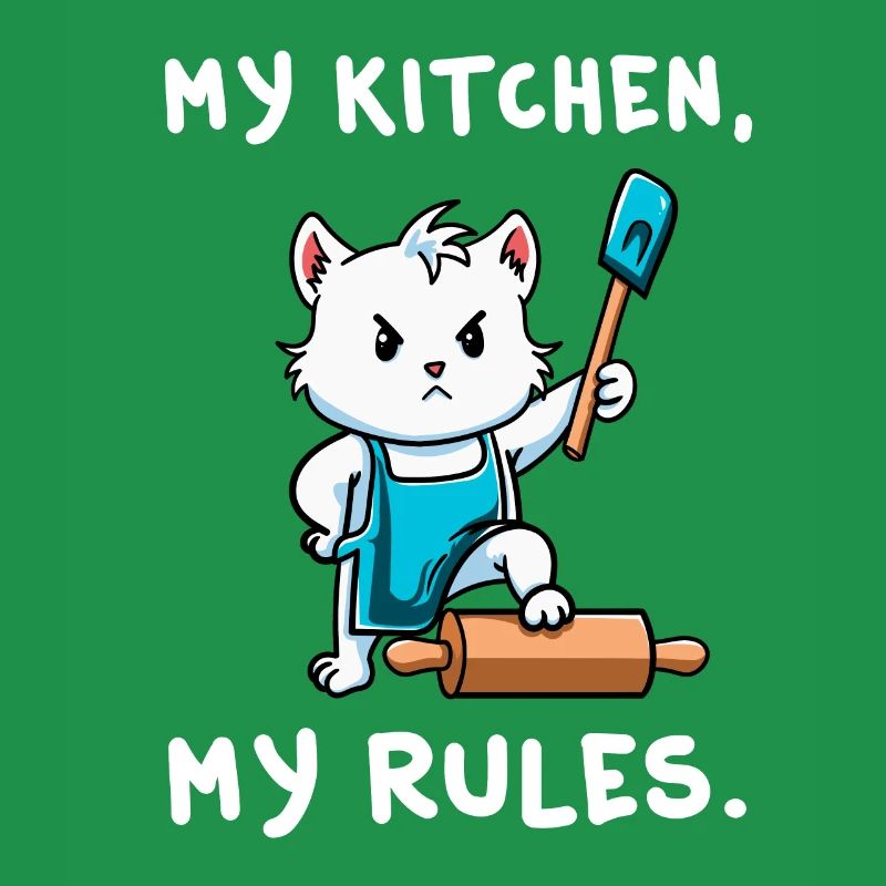 Cat My Kitchen My Rules Bake Gift
