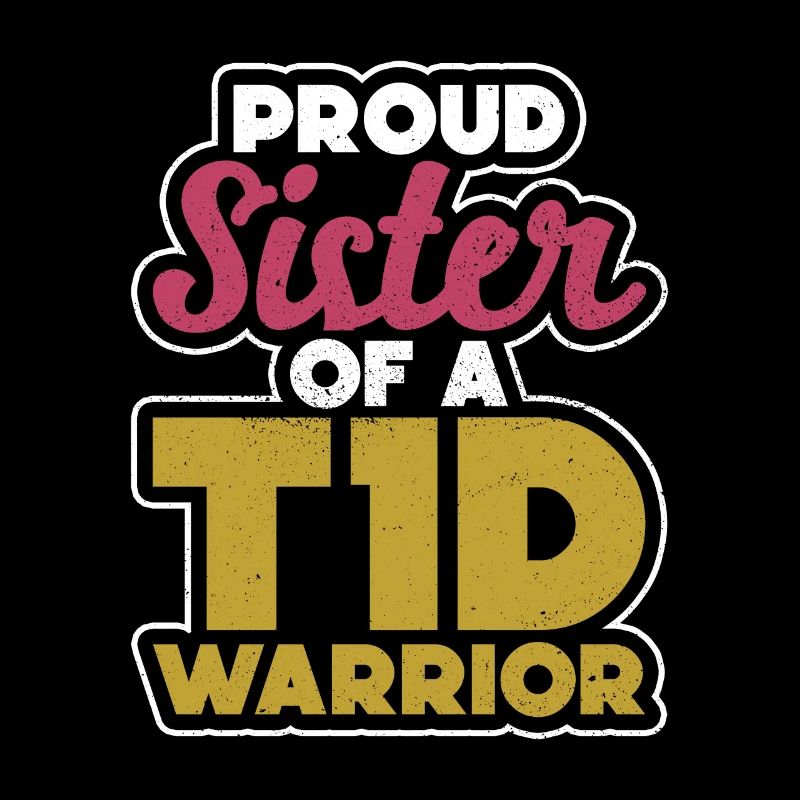 Stolze Schwester eines T1D-Kriegers Diabetes