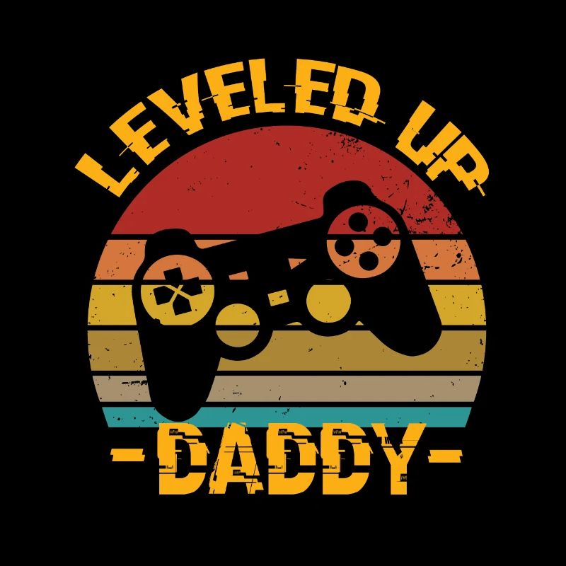 Level Up Daddy Papa Papa Geburtstag Papa