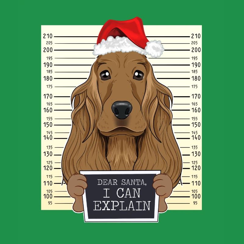 Dear Santa I Can Explain Cocker Spaniel Christmas