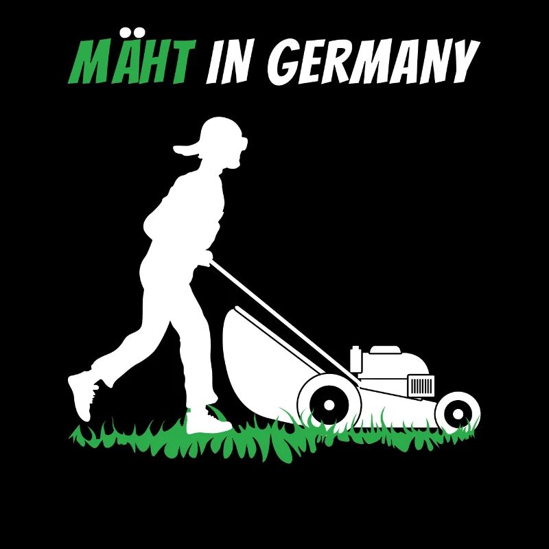 Mäht In Germany Rasenmäher Garten Gärtner