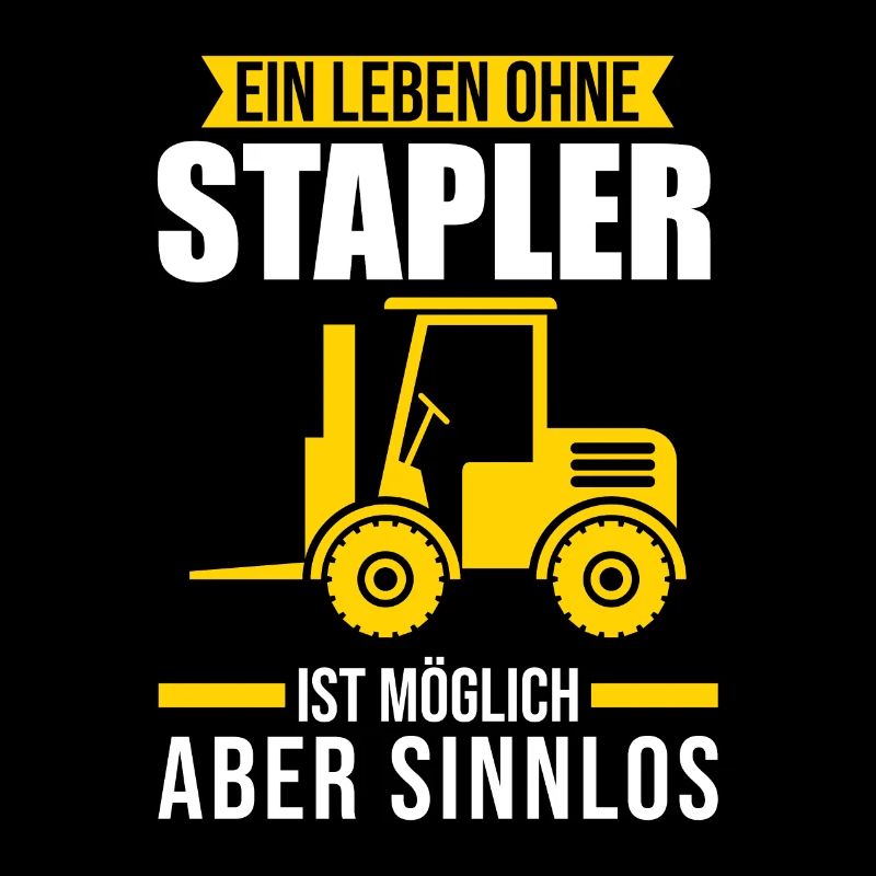 Stapler Staplerfahrer Gabelstapler Geschenk