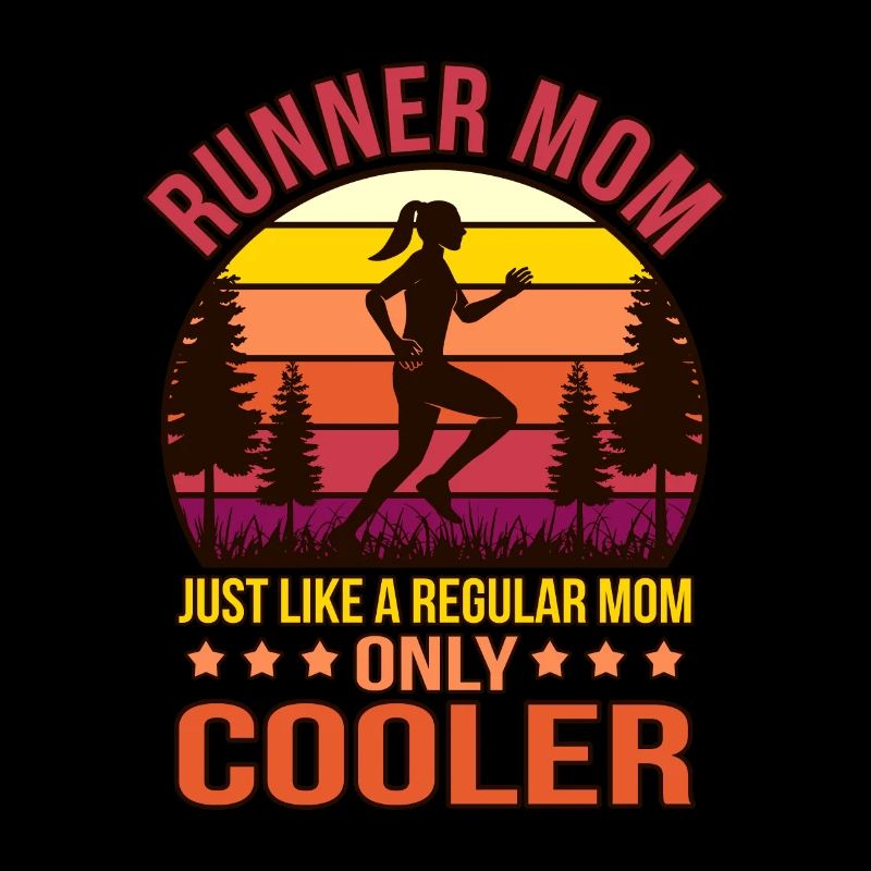 Läufer Mom Definition Halbmarathon Running Lover