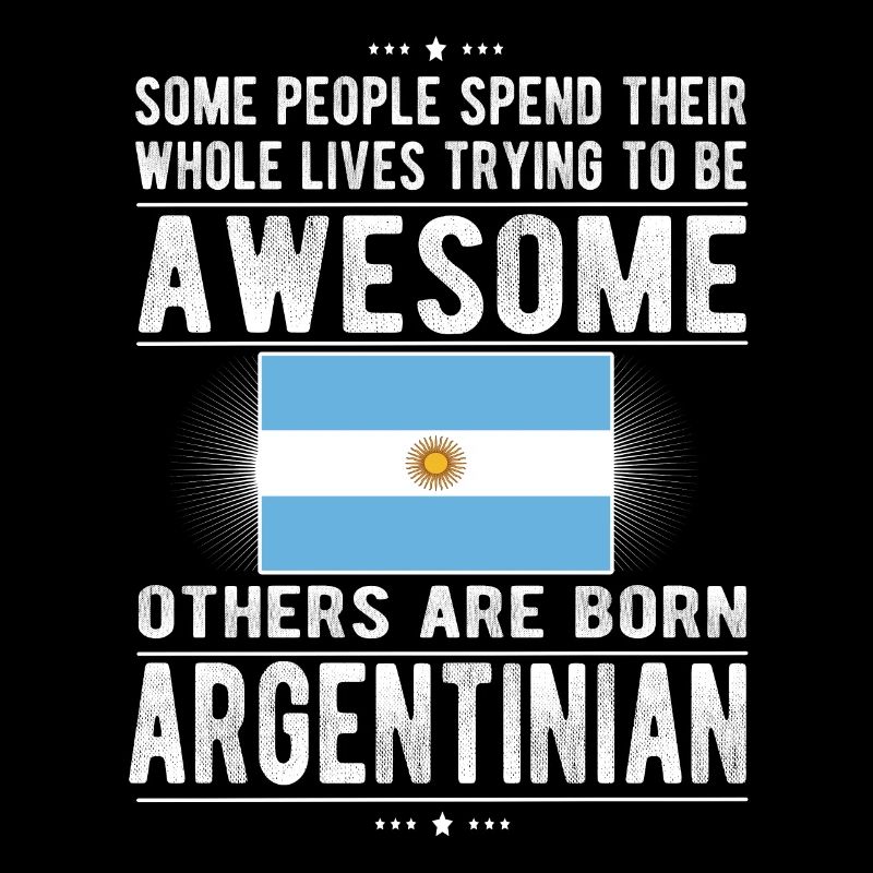 Fier Argentin né en Argentine Drapeau