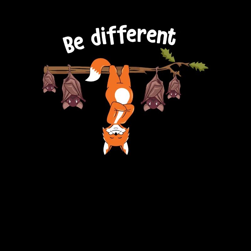 Be Different Fuchs Fledermaus Tier