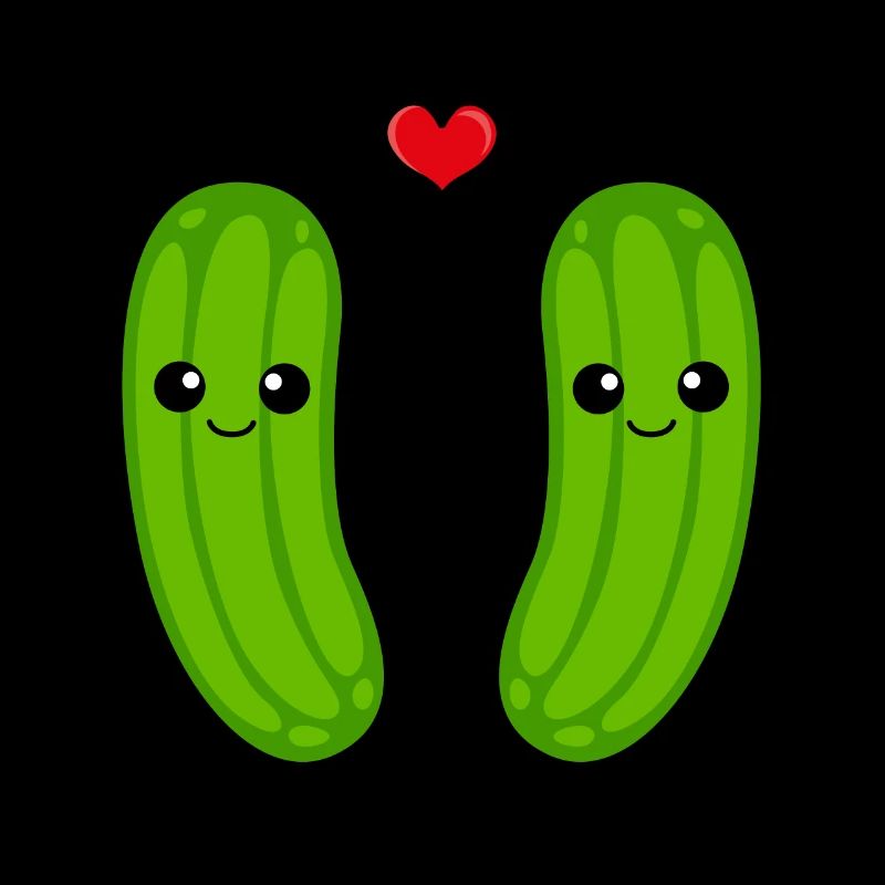 Concombre Couple Amour Comic