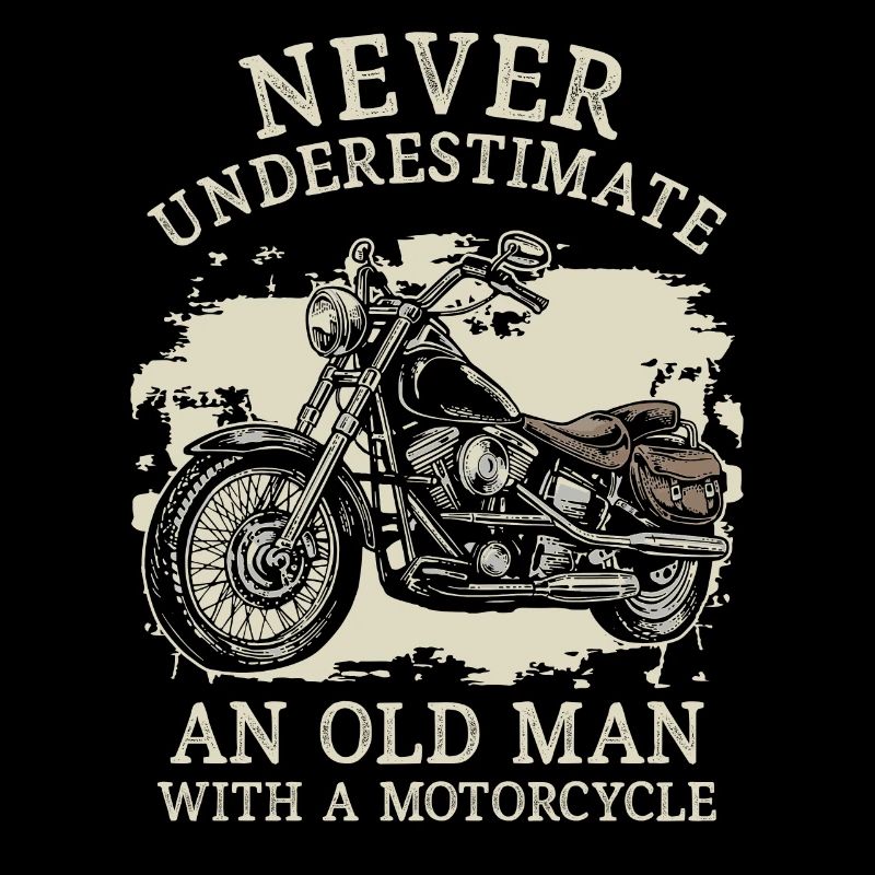 Never Underestimate An Old Man With A Motorcycle