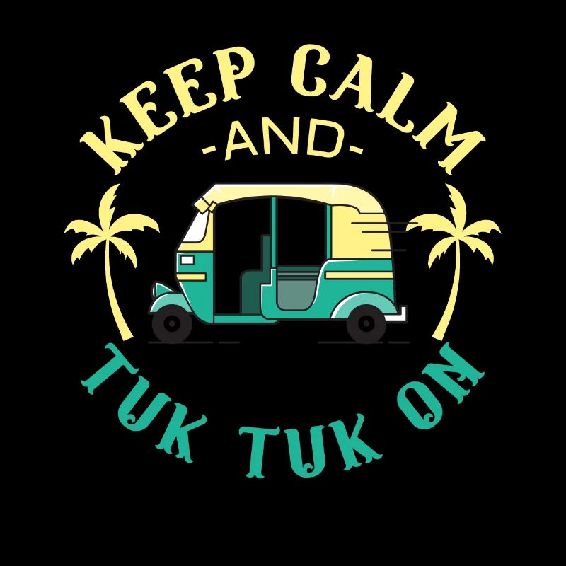 Sommer-Surfdesign eines Tuk Tuk