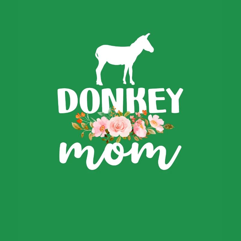 Esel Mutter Bauernhof Donkey Muttertag Geschenk