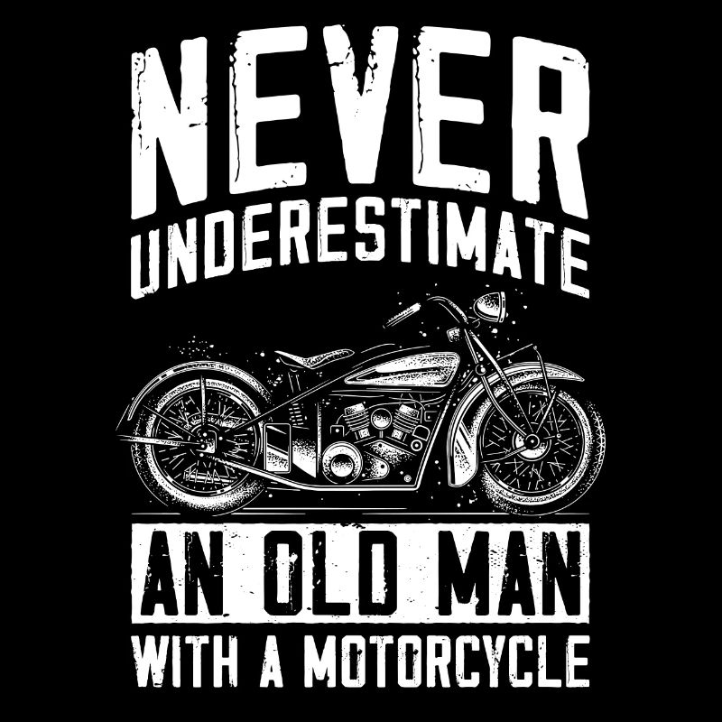 Never Underestimate An Old Man With A Motorcycle