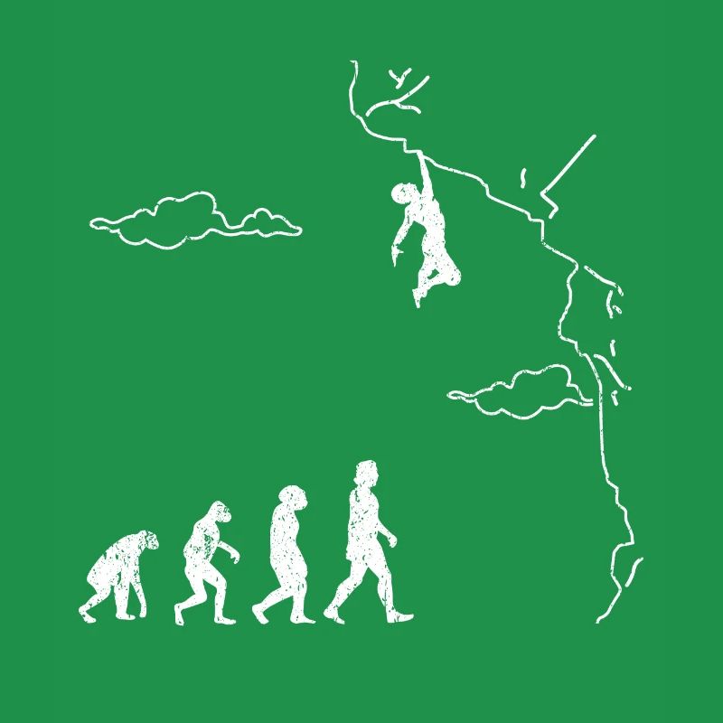 Klettern Bouldern Evolution Bergsteigen Kletterer