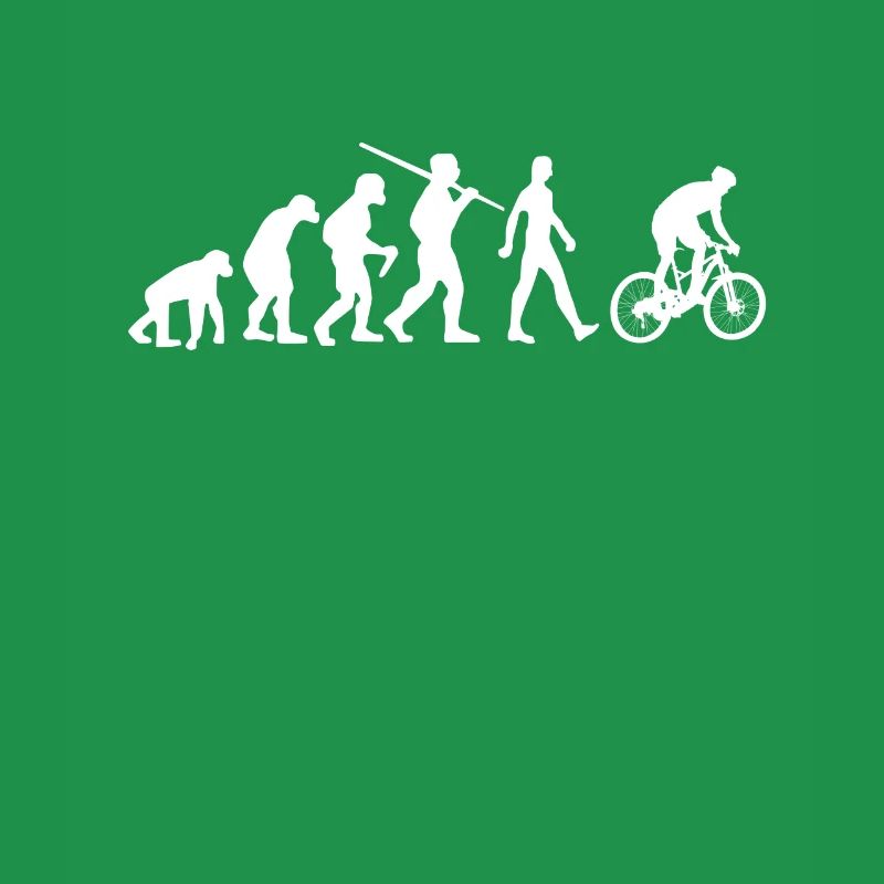 Radfahrer Evolution Biker