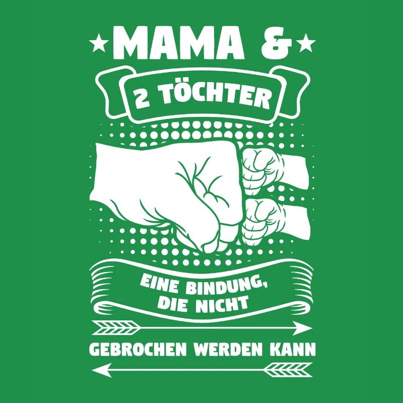 Mama 2 Töchter Mutter Geschenk
