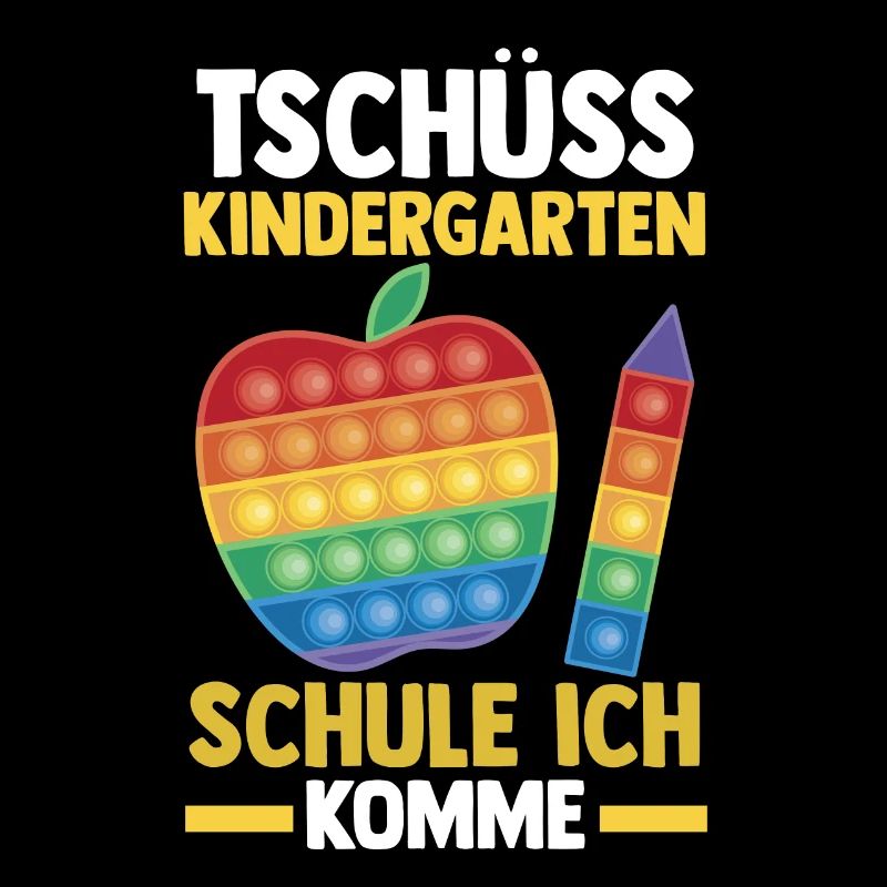 Tschüss Kindergarten Schüler Einschulung Schulanfa