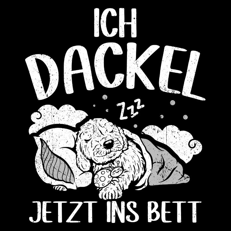 Dackel Geschenkidee Dackshund - Ich dackel jetzt i