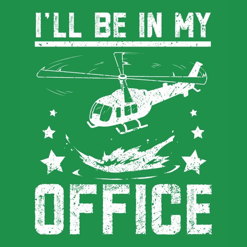 Je serai dans mon hélicoptère de bureau