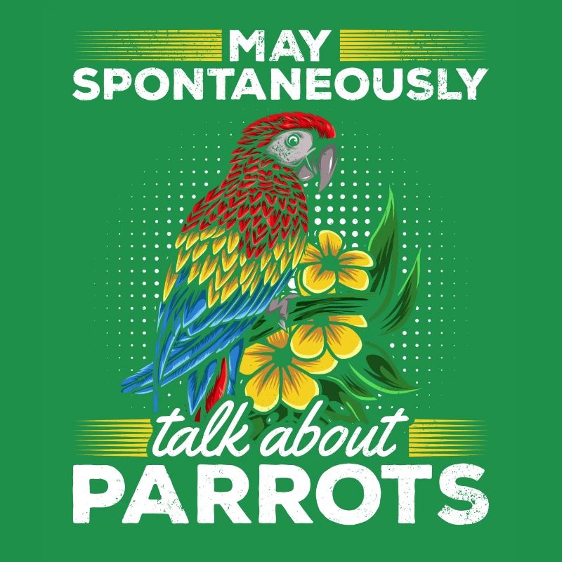 I can spontaneously talk about parrots Funnier