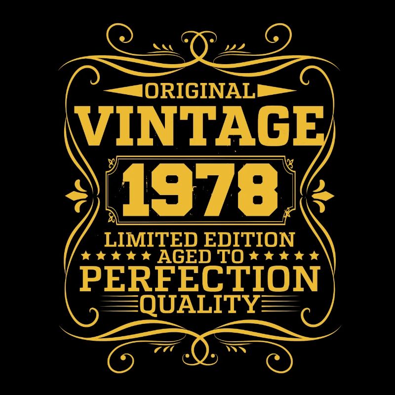 Vintage 1978 Édition Limitée Originale